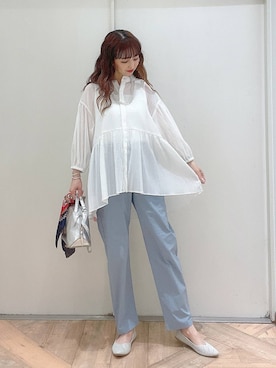 K・Nさん（レディース・161cm・40代）の春コーディネート