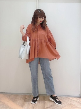 K・Nさん（レディース・161cm・40代）の春コーディネート