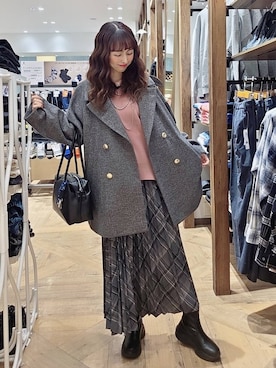 「アイテム（ブーツ）」を使った、K・Nさん（レディース・161cm・30代）の秋コーディネート