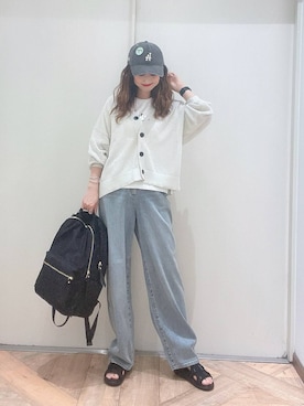 K・Nさん（レディース・161cm・40代）の春コーディネート