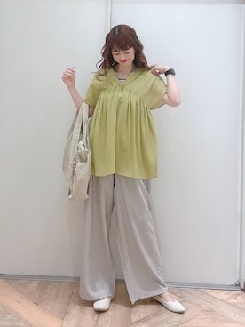 K・Nさん（レディース・161cm・40代）の春コーディネート