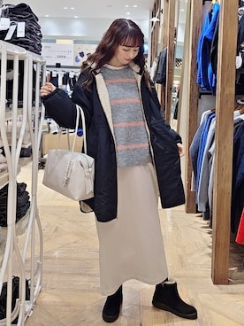 「きれいめ」｜K・Nさん（レディース・161cm）の冬コーディネート