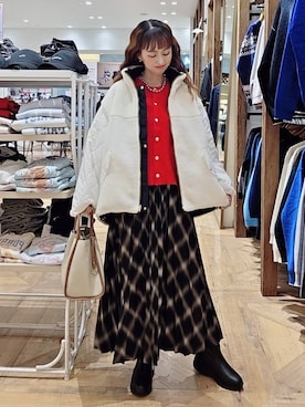 「アイテム（ブルゾン）」を使った、K・Nさん（レディース・161cm・30代）の秋コーディネート