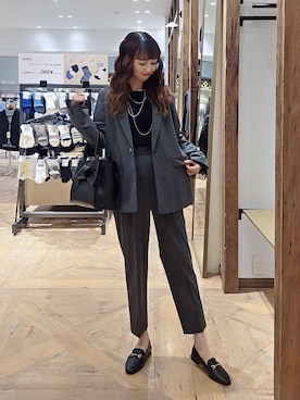 K・Nさん（レディース・161cm）の冬コーディネート