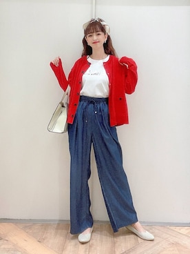 K・Nさん（レディース・161cm・40代）の春コーディネート