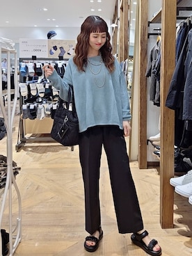 「アイテム（タンクトップ）」を使った、K・Nさん（レディース・161cm・40代）の春コーディネート