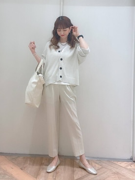 K・Nさん（レディース・161cm・40代）の春コーディネート