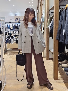 「GLOBAL WORK（グローバルワーク）のアイテム（ジャケット/アウター）」を使った、K・Nさん（レディース・161cm）の春コーディネート