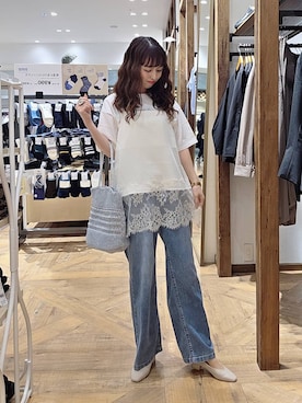 「GLOBAL WORK（グローバルワーク）のアイテム（シューズ）」を使った、K・Nさん（レディース・161cm）の春コーディネート