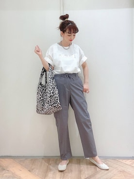 「アイテム（アクセサリー）」を使った、K・Nさん（レディース・161cm・30代）の春コーディネート