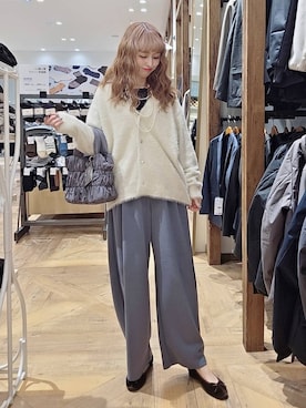「GLOBAL WORK（グローバルワーク）のアイテム（バレエシューズ）」を使った、K・Nさん（レディース・161cm）の秋コーディネート