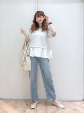 K・Nさん（レディース・161cm・40代）の春コーディネート