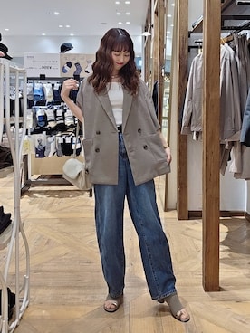 「GLOBAL WORK（グローバルワーク）のアイテム（シューズ）」を使った、K・Nさん（レディース・161cm）の春コーディネート