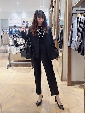 K・Nさん（レディース・161cm）の冬コーディネート