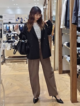 K・Nさん（レディース・161cm）の冬コーディネート