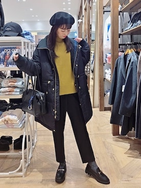 「アイテム（ローファー）」を使った、K・Nさん（レディース・161cm・40代）の秋コーディネート