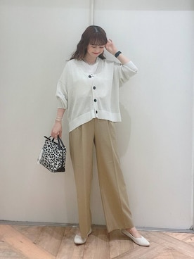 K・Nさん（レディース・161cm・40代）の春コーディネート