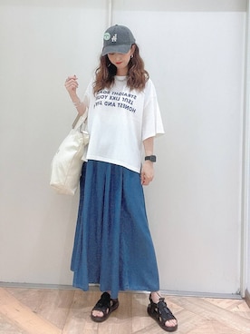 K・Nさん（レディース・161cm・40代）の春コーディネート