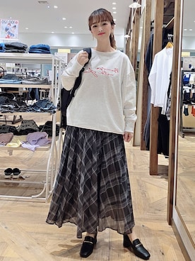 「アイテム（バックパック/リュック）」を使った、K・Nさん（レディース・161cm・30代）の秋コーディネート