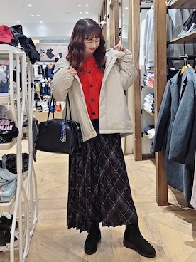 「アイテム（ブーツ）」を使った、K・Nさん（レディース・161cm・30代）の秋コーディネート