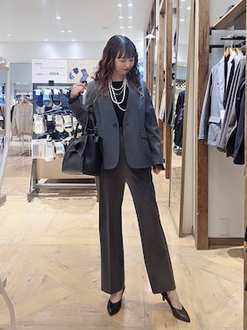 K・Nさん（レディース・161cm）の冬コーディネート