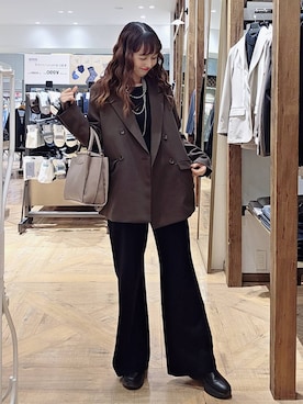 K・Nさん（レディース・161cm）の冬コーディネート