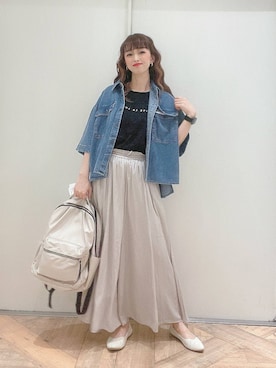 K・Nさん（レディース・161cm・40代）の春コーディネート
