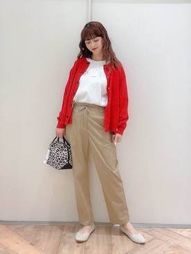 K・Nさん（レディース・161cm・40代）の春コーディネート