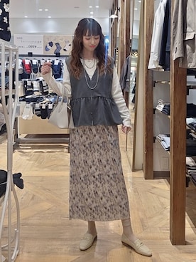 「GLOBAL WORK（グローバルワーク）のアイテム（アクセサリー）」を使った、K・Nさん（レディース・161cm）の春コーディネート