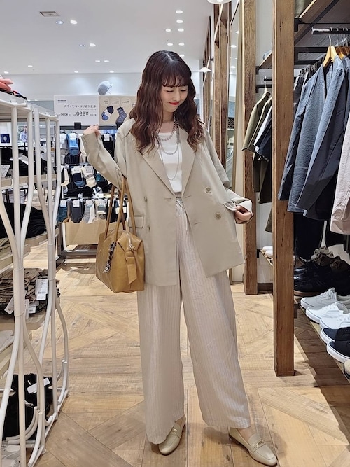 極美 ウツクシルエットダブルジャケット グローバルワーク 2025 極美品