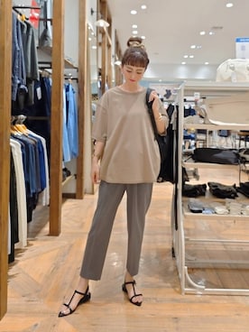 「アイテム（バックパック/リュック）」を使った、K・Nさん（レディース・161cm・30代）の夏コーディネート