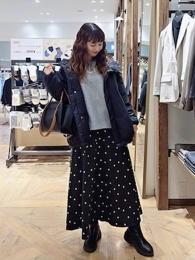 K・Nさん（レディース・161cm）の冬コーディネート