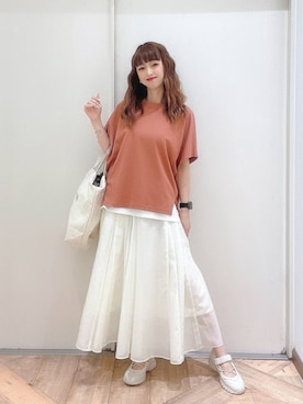 K・Nさん（レディース・161cm・40代）の春コーディネート