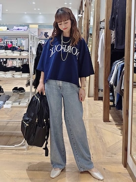 「アイテム（バックパック/リュック）」を使った、K・Nさん（レディース・161cm・30代）の秋コーディネート