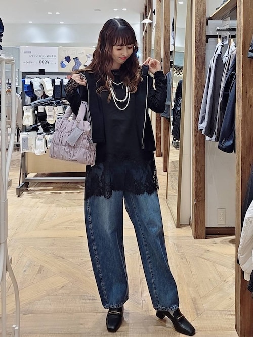 GOODデニムバレルパンツ/600980（デニムパンツ）｜GLOBAL WORK