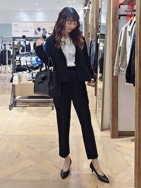 「若見え」｜K・Nさん（レディース・161cm）の冬コーディネート