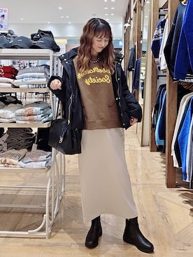 「アイテム（ジャケット/アウター）」を使った、K・Nさん（レディース・161cm・30代）の秋コーディネート