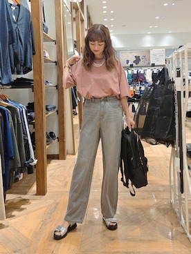 「アイテム（バックパック/リュック）」を使った、K・Nさん（レディース・161cm・30代）の夏コーディネート