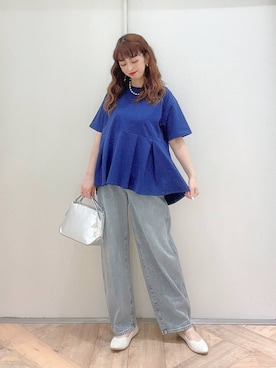 「アイテム（アクセサリー）」を使った、K・Nさん（レディース・161cm・30代）の春コーディネート