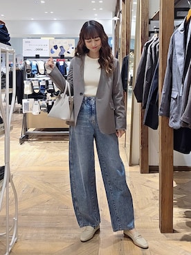 K・Nさん（レディース・161cm）の冬コーディネート