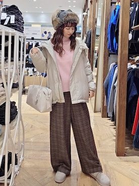 「アイテム（その他シューズ）」を使った、K・Nさん（レディース・161cm・40代）の冬コーディネート