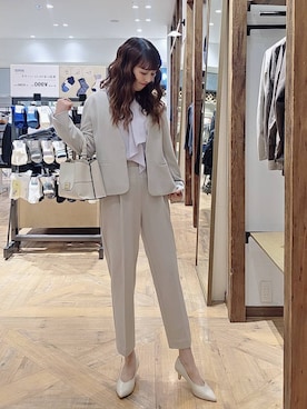 K・Nさん（レディース・161cm）の冬コーディネート