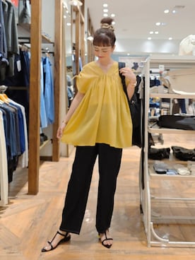 「アイテム（バックパック/リュック）」を使った、K・Nさん（レディース・161cm・30代）の夏コーディネート