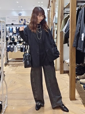 「GLOBAL WORK（グローバルワーク）のアイテム（ジャケット/アウター）」を使った、K・Nさん（レディース・161cm）の春コーディネート