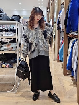 「アイテム（ワンピース）」を使った、K・Nさん（レディース・161cm・40代）の秋コーディネート