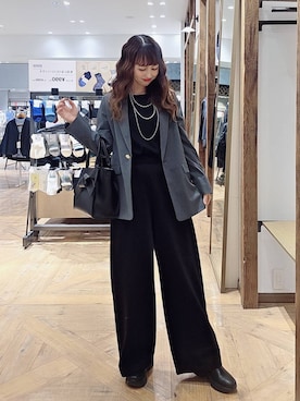 K・Nさん（レディース・161cm）の冬コーディネート