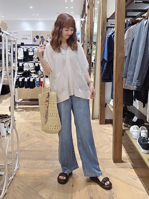GOODデニムイージーパンツ/COOL/636569（デニムパンツ）｜GLOBAL WORK