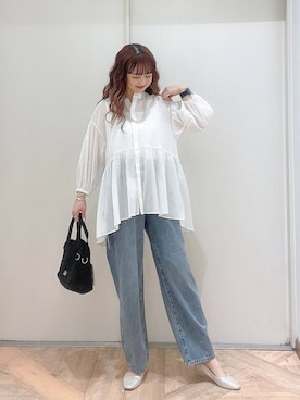 K・Nさん（レディース・161cm・40代）の春コーディネート
