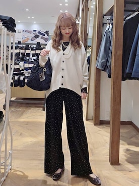 「GLOBAL WORK（グローバルワーク）のアイテム（バレエシューズ）」を使った、K・Nさん（レディース・161cm）の秋コーディネート