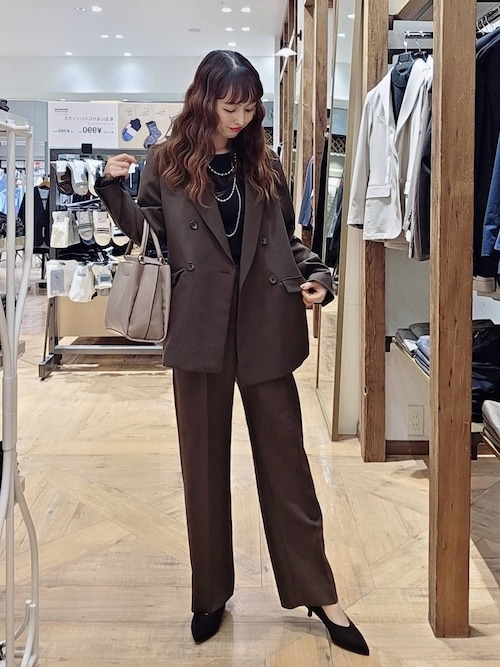 お手入れラクラクセットアップ/ストレートパンツ/611219（その他パンツ